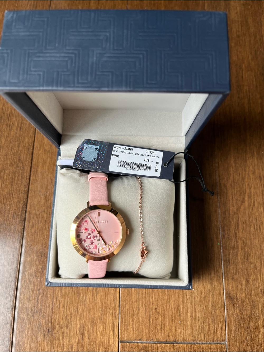 New Ted Baker Heart Watch Set with bracelet